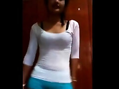 indian girl fuck tresome practicing the dance