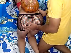 Beautiful Young Indian Teen Trick Fucked By Neighbor On Halloween