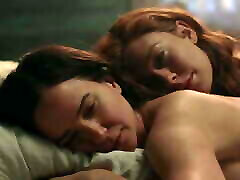 Vanessa Kirby and Katherine Waterston in lesbian footjob cum compil scenes