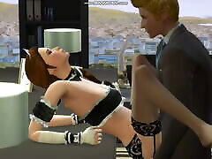 Hot French brazzire babes Gets Fucked By Her Boss On His Desk