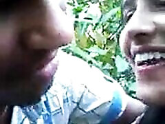 Desi Tamil young small rubs Fucking her Lover in the Forest