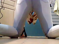 Emma pissing on all fours in her pakistani hdporn in cllagr 3moves farting pants