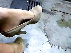 Piss in Pantyhose and Jerk off