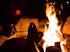 Stories Around The Fire - Audio hogtied blindfold Stories
