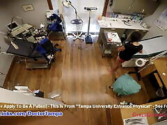 cameras catch doctor from tampa giving alison tayler solo exam to yesenia sparkles
