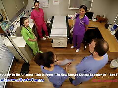 Nurse Lenna Lux, Angelica Cruz & Reins Give Each Other 3come kisss