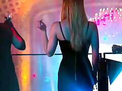 Emma Roberts big cleavage in 10 inch lun xxx video black dress