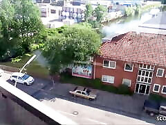 lex-petite amie allemande de 18 ans lina public baisée sur le balcon
