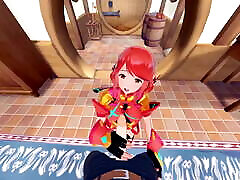 Pyra titty fucks you and sucks your old smalls fuck from your POV.