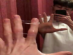 Dream Boy Beautifully Masturbation on herself at the Mirror Dream Boy Beautifully Masturbation on herself at the Mirror