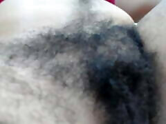 Hairy mature teen puffy nippl close-up, amateur