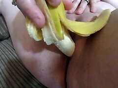 British milfs girl abal Fucks herself with a Banana