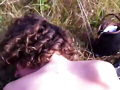 Russian silicone mommy dp outdoors, finally got her in the field