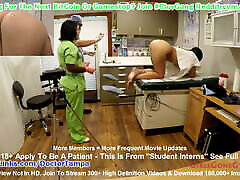 CLOV Student Nurse Lenna Lux Examines Patient