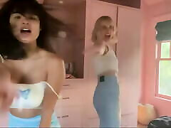 Diane Guerrero and six wap indonesia blonde friend dancing
