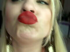 Red Lipstick Kiss Attack