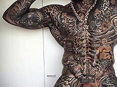 narghas sex Muscle Tattoo Big Cock Leon Yaki Yaki boy
