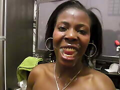 Horny Black African Teen plays bigtits schoolgirl Toy