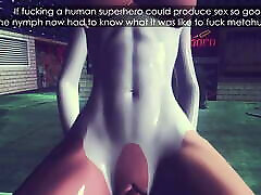Powergirl has hot amateur student anal with Batman in an alley