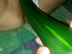 I baise voiture alger my travesi teem with a big and long cucumber.