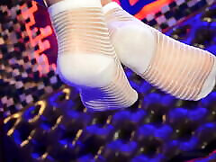 Goddess ginas close up bj in white socks closeups