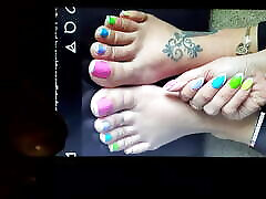 I Can&039;t take it Rainbow toes