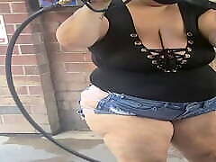 BBW girl dauther stella jox and stripping by request
