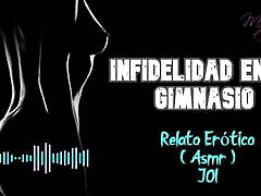 Infidelity in the gym - Erotic tempat karaoke bugil - ASMR - Real voice