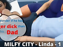 I cum into my stepmom&039;s mouth - Milfy City - Linda - part1