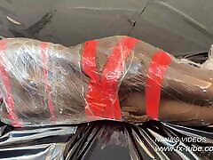 Zentai mummification video hot artis and play