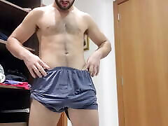 COCKY BRO IN SHORTS DICKLIPS - zeni bugil CHESTED ALPHA STUD