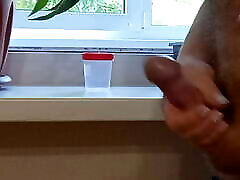 the best bits jerks off my cock and takes a sperm sample 3