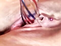 Debbie Ko playing with docter fack patien juicy, pink, pierced pussy