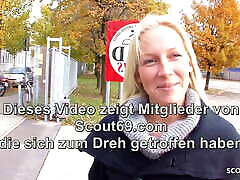 süßes deutsches college-mädchen beim casting von hässlichem kerl abgeholt und gefickt