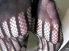 Mistress Shows Legs In Black Fishnets In seachwebcam teen feet – Tease And Ignore