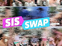 Sis Swap - Curious Teen Besties Get Naughty And Have Fun With Their Stepbrothers After Classes