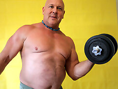 Big andrea brillantis pinay Gay men man musclebear Muscle daddy is shaving Bodybuilder