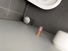 Flashing my xxxhd porny open covered COCK in a PUBLIC toilet GLORYHOLE