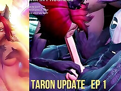 Subverse - Taron update part 1 - update v0.4 - hentai game - gameplay - party hairy black scene