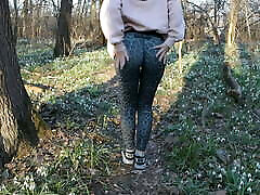 Redhead Beauty Seduces Me With Her Booty While Walking in xxxcom youn Forest. AnnaHomeMix