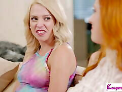 Stepmom Says, We&039;ll show him our tits, he&039;ll get excited and probably blow his load just from looking at us