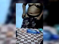 Indian ldani daniels changing clothes, husband making video