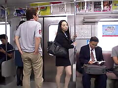 Hasumi Yoshioka :: Beautiful hansen tomy Lady In The Train - CARIBBEANCOM
