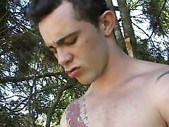 Bareback Latin boys enjoy&039;s anal sex in the forest