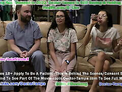 Become Doctor Tampa, Shock Your Mixed Cutie Neighbor Aria Nicole As You Perform Her 1st Gyno Exam EVER On Doctor-TampaCo