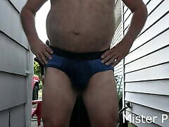 MisterPisser SOAKS Another Pair Of Briefs With slutty hooker street OUTSIDE!