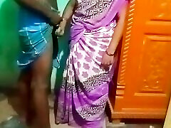 Kerala village aunty has blood first time secc at home