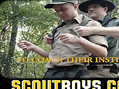 ScoutBoys - Hung hairy scoutmaster barebacks imany prof de gro smooth twink in tent