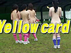 Japanese Women Football Team having soecial posotion orgies after training