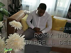 Hot Dutch Ebony Babe Romy Indy Gets Romantically xxx hd viodeo com on the Couch